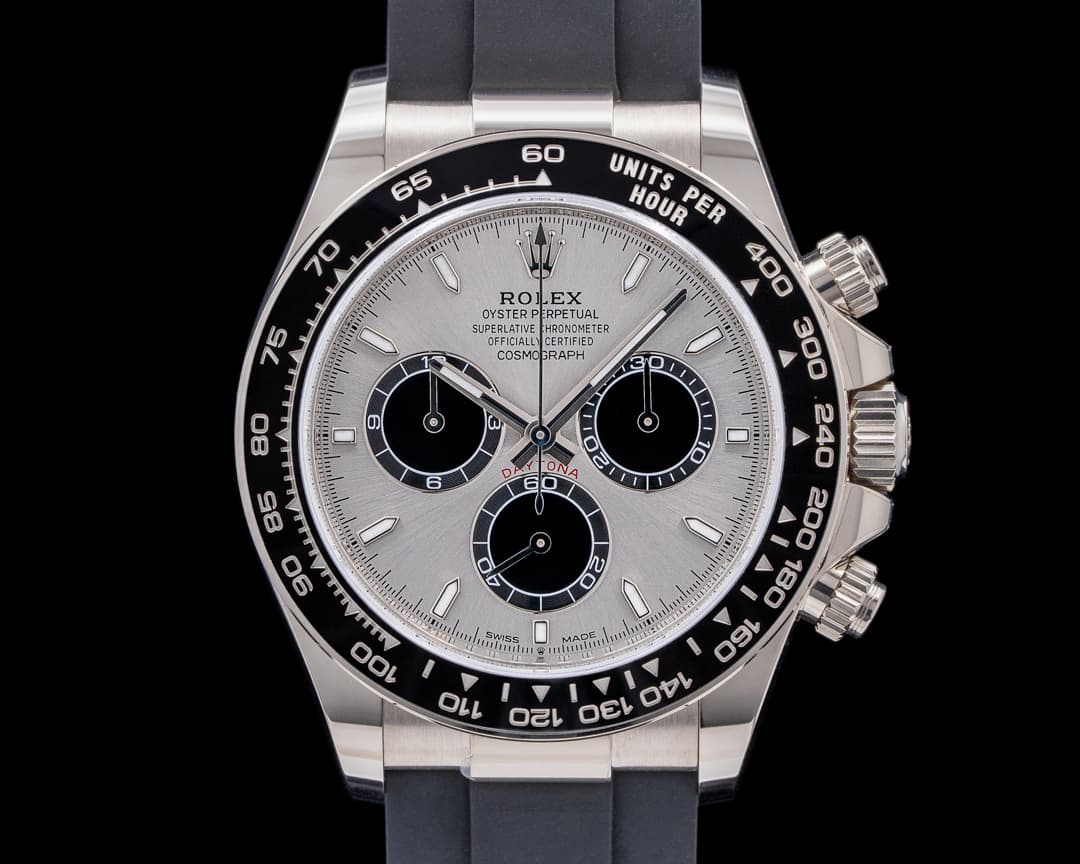 Rolex Daytona 126519 18K White Gold Ceramic Oysterflex Black NEW MODEL 