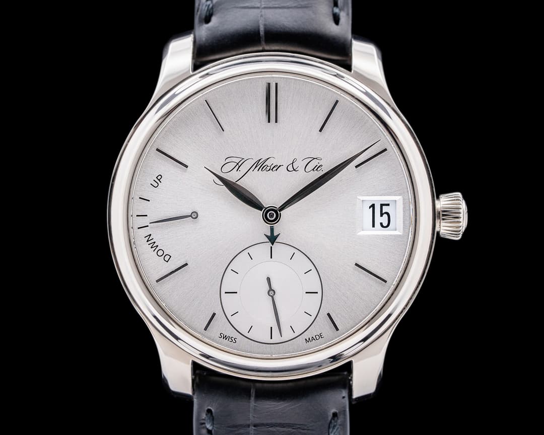 H. Moser & Cie. Endeavour Perpetual Calendar 1 18k White Gold 