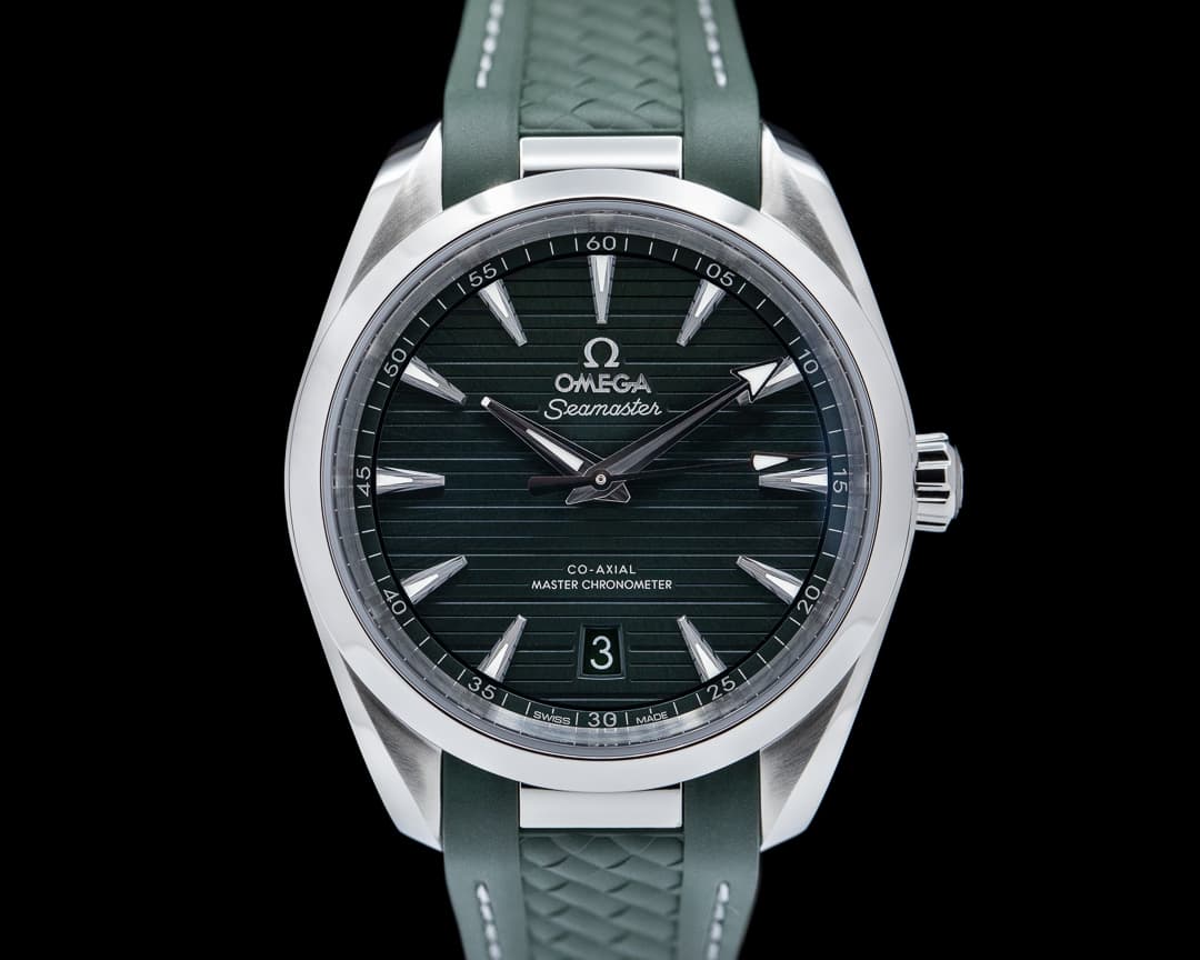 Omega Seamaster Aqua Terra Co-Axial Master Green Dial SS