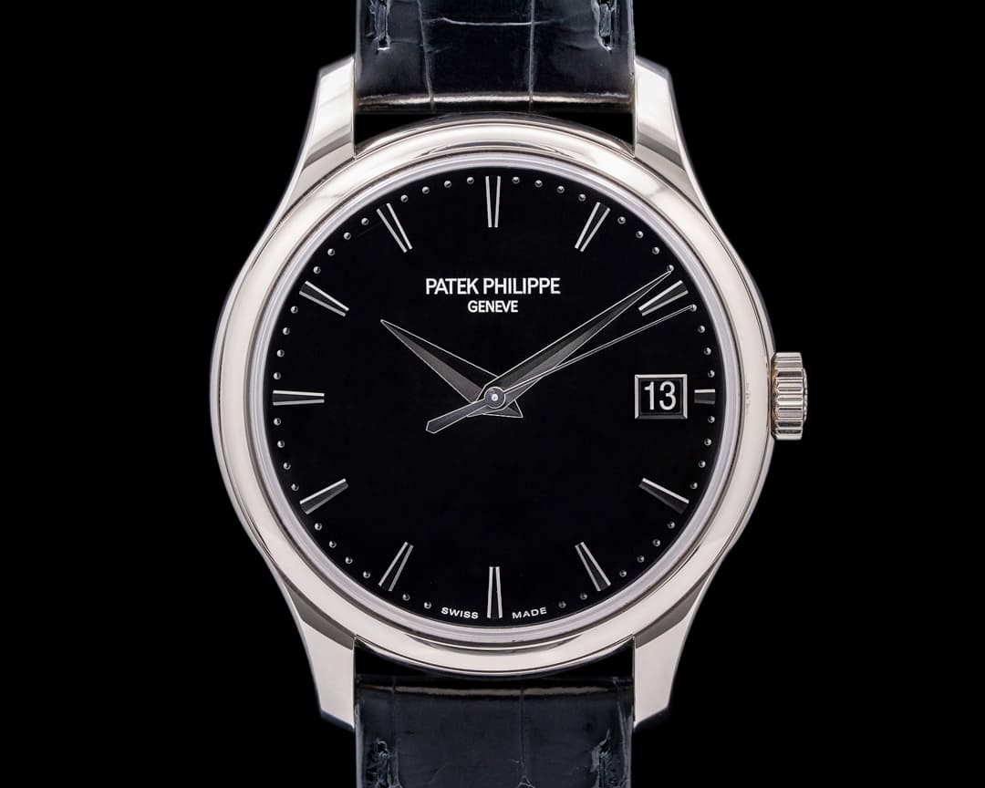 Patek Philippe Calatrava 5227G Automatic 18K White Gold Black Dial 