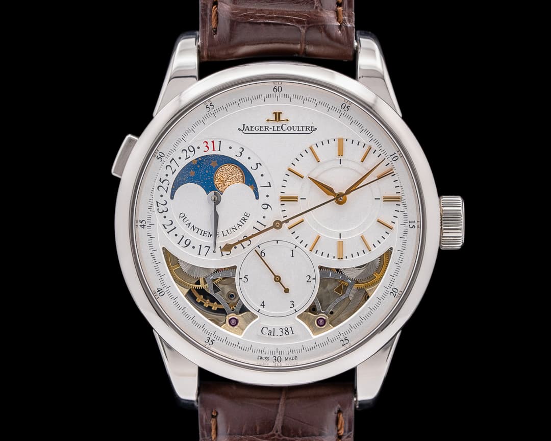 Jaeger LeCoultre Duometre a Quantieme Lunaire 18K White Gold