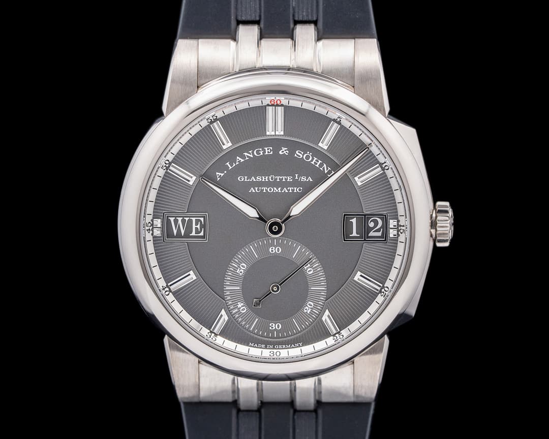 A. Lange and Sohne Odysseus 363.068 18K White Gold Grey Dial / Rubber