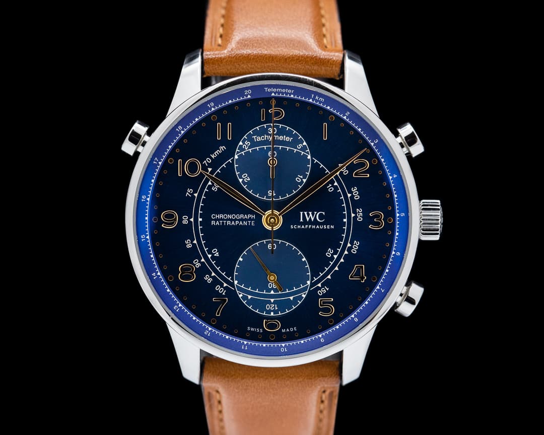 IWC Portuguese Chronograph Rattrapante SS Milano Boutique LIMITED