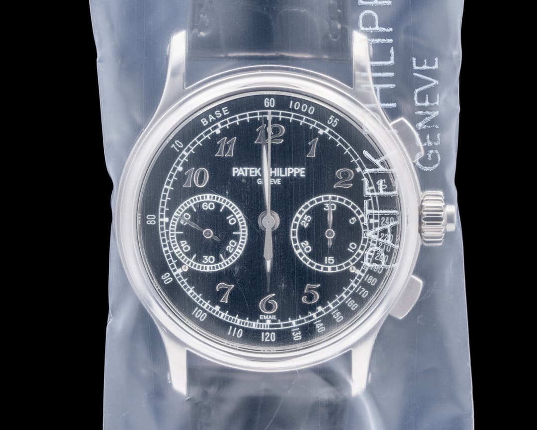 Patek Philippe Split Second 5370 Platinum Black Enamel Dial SEALED UNWORN