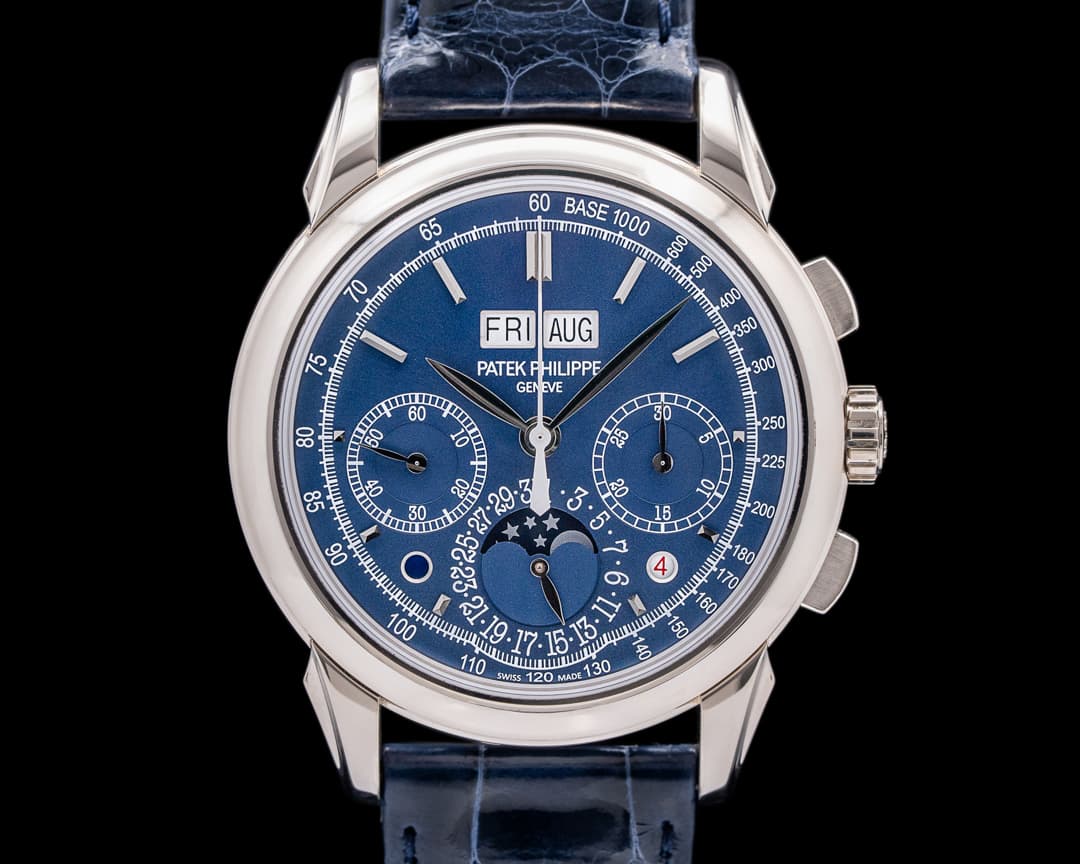 Patek Philippe Perpetual Calendar Chronograph 5270G Blue Dial "CHIN" RARE