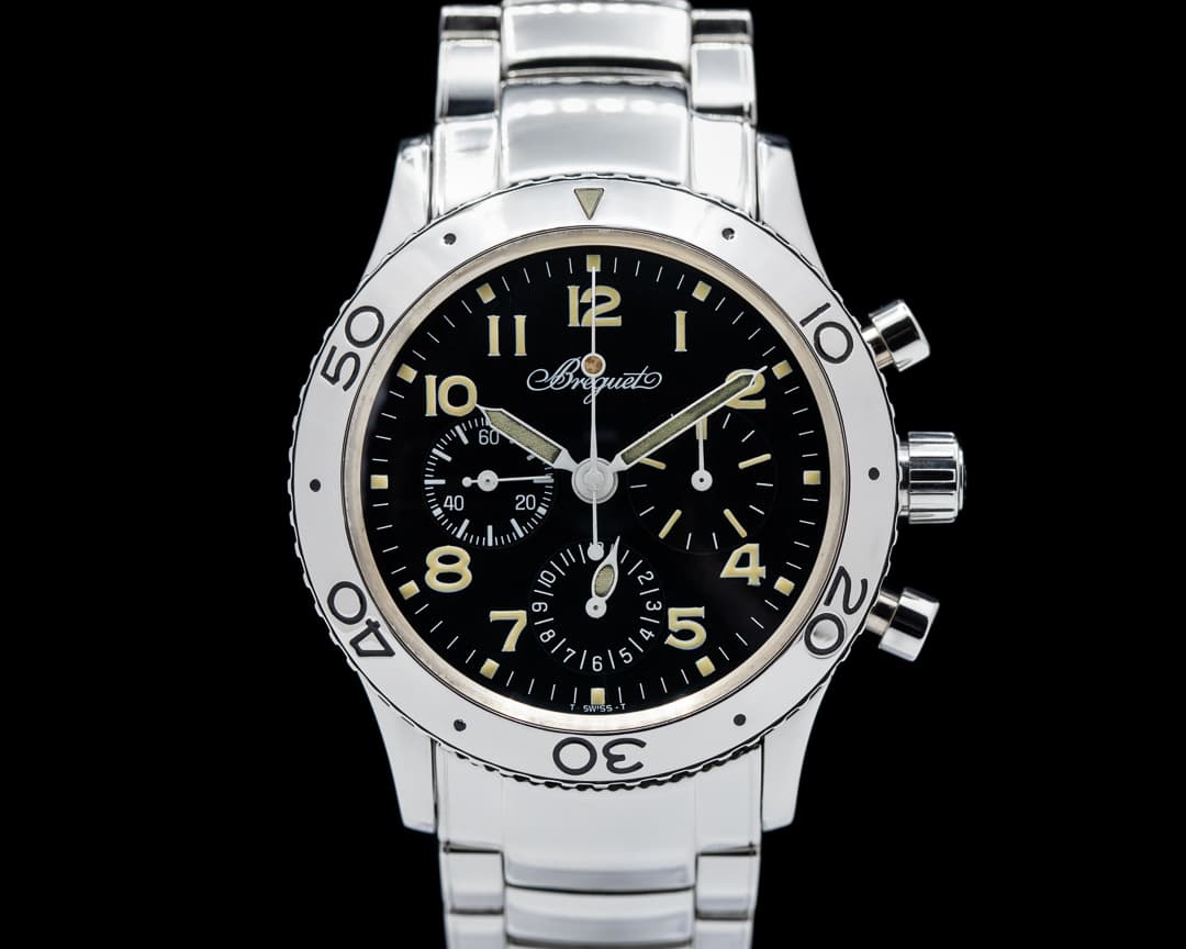 Breguet Type XX Aeronavale SS/SS Black Dial 