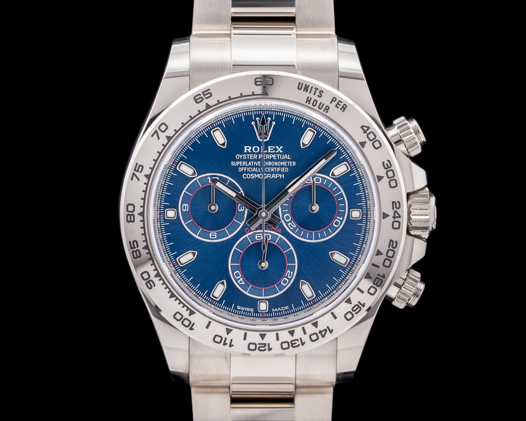 Rolex Daytona 116509 Blue Dial 18K White Gold 
