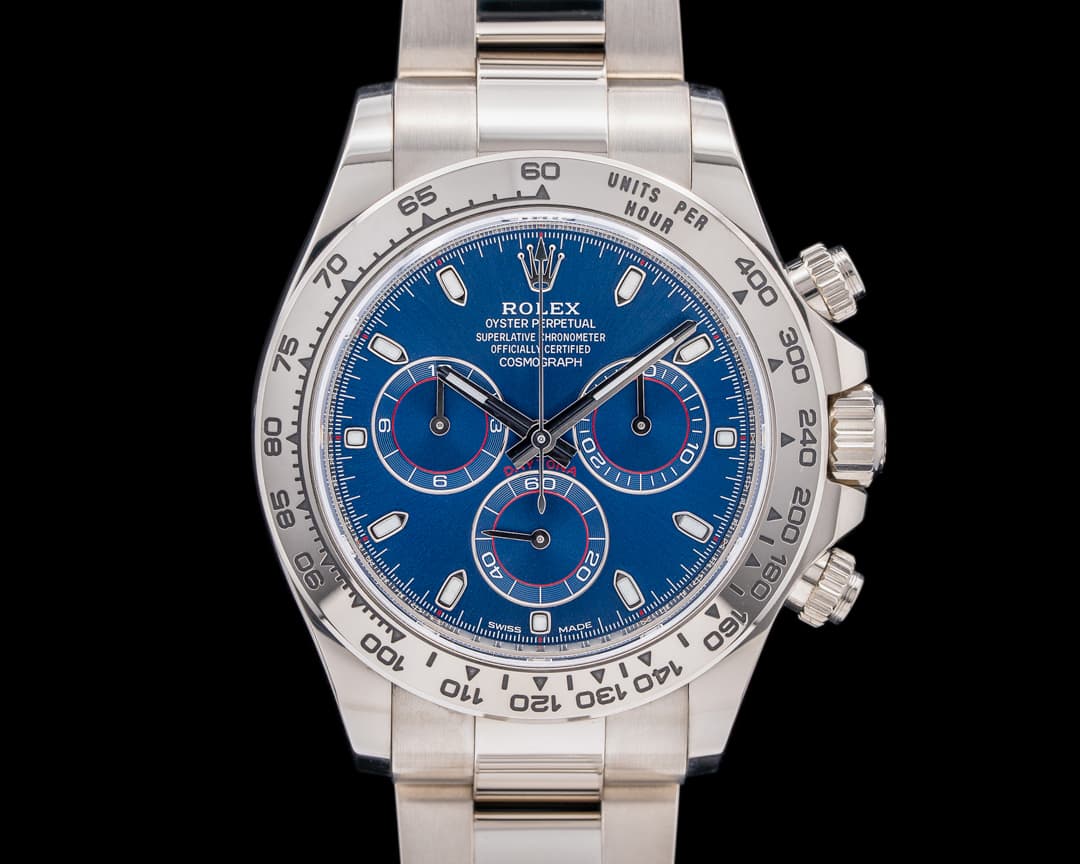 Rolex Daytona 116509 Blue Dial 18K White Gold 