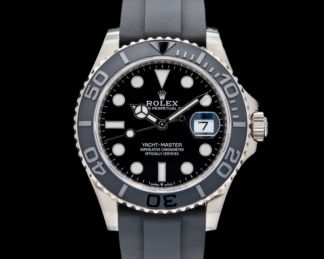 Rolex Yacht Master 226659 18K White Gold / Rubber 42MM