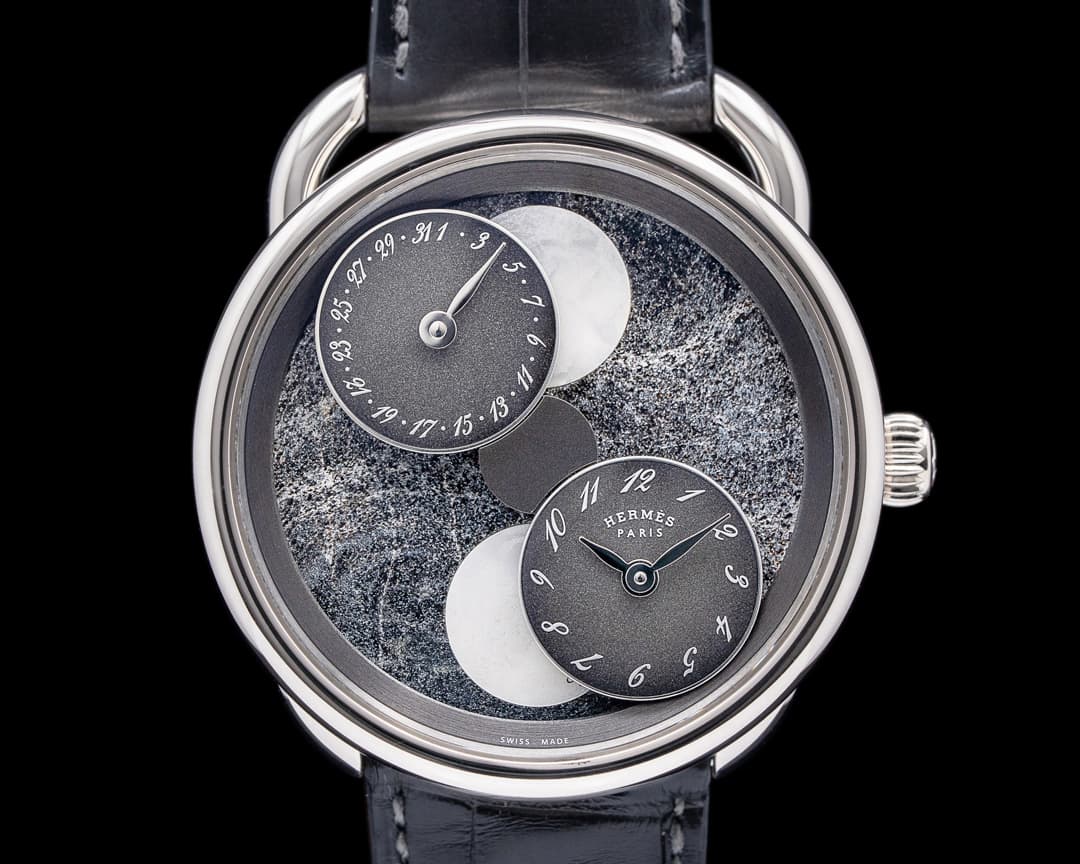 hermes Arceau L'heure de la Lune 18k WG