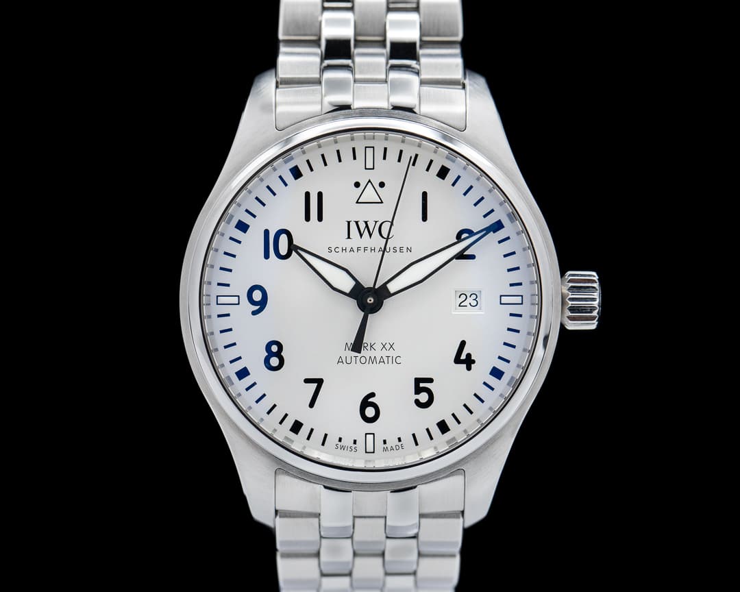 IWC Mark XX SS Bracelet White Dial
