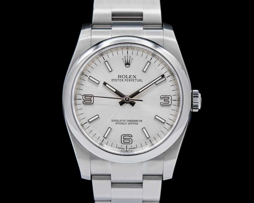 Rolex Oyster Perpetual Silver Dial