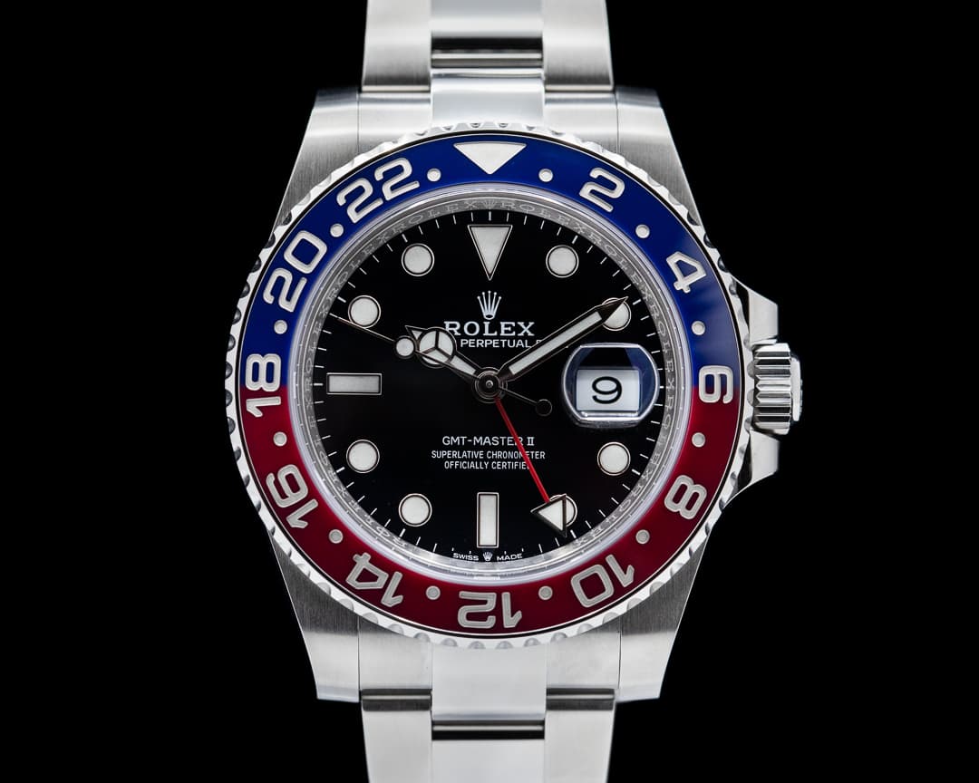Rolex GMT Master II Ceramic 126710BLRO Pepsi SS / Oyster