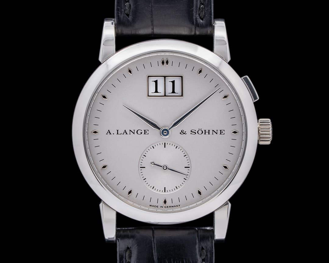 A. Lange and Sohne Saxonia 105.025 Platinum RARE