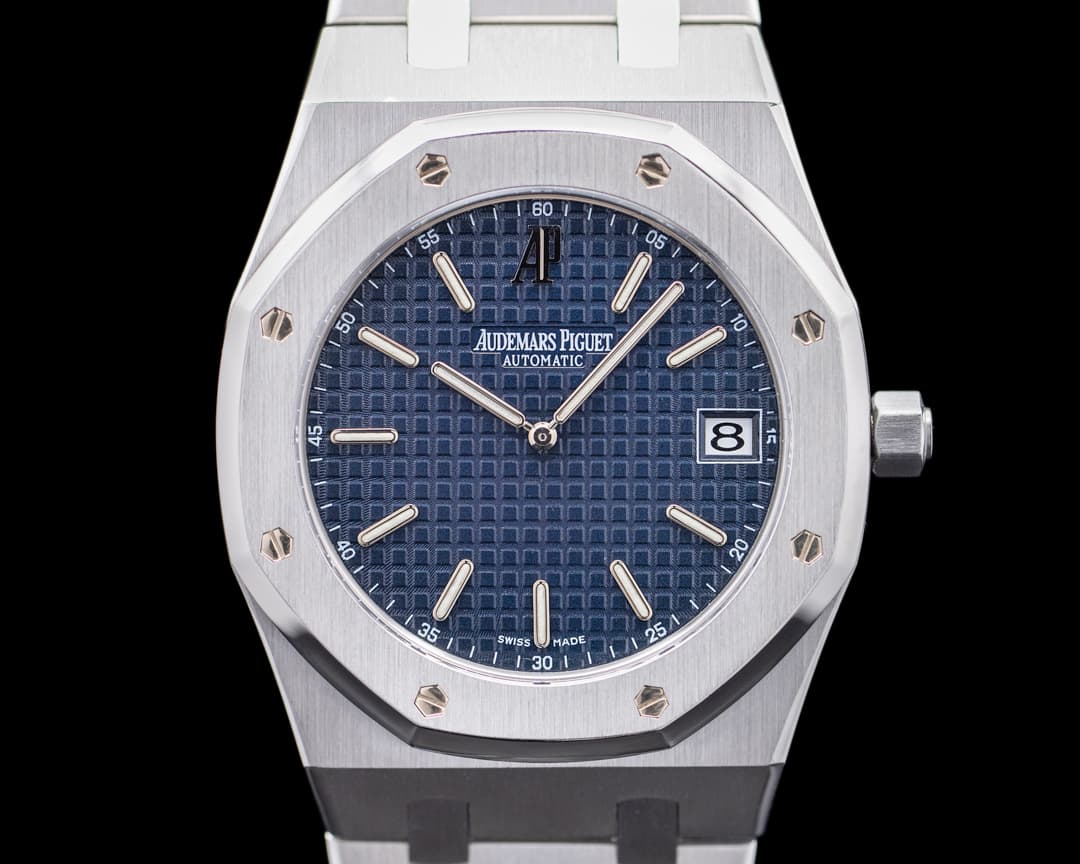 Audemars Piguet Royal Oak 15202ST "Jumbo" Extra Thin Blue Dial SS 