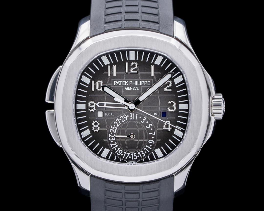 Patek Philippe Aquanaut 5164A Travel Time SS / Rubber