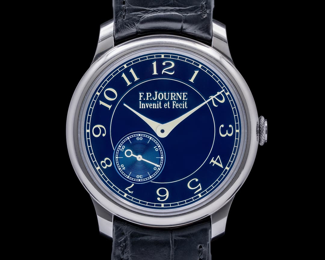 F. P. Journe Chronometre Bleu Tantalum Blue Dial 