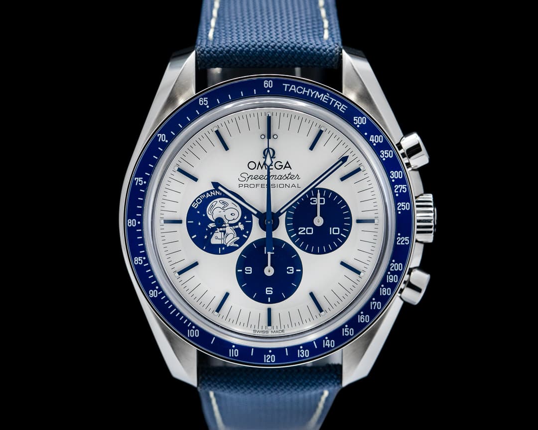 Omega Speedmaster Silver Snoopy Award 50th Anniversary
