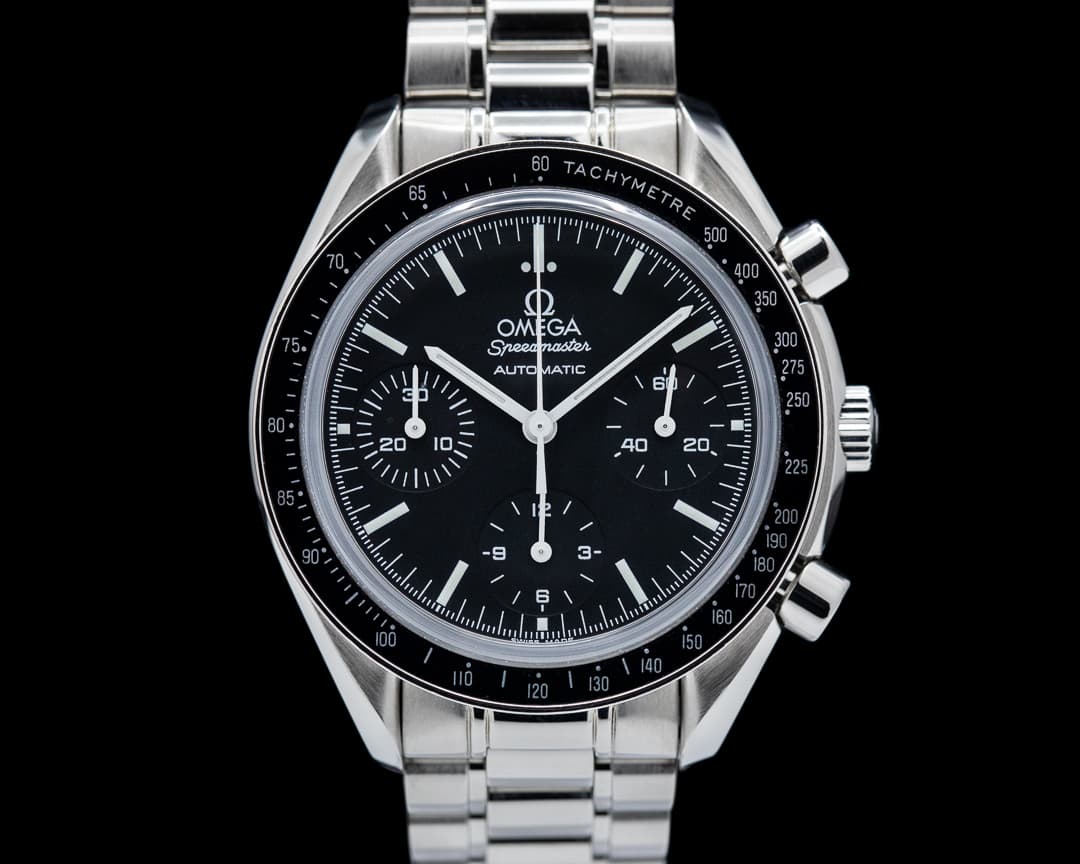 Omega Speedmaster Reduced Black Dial SS
