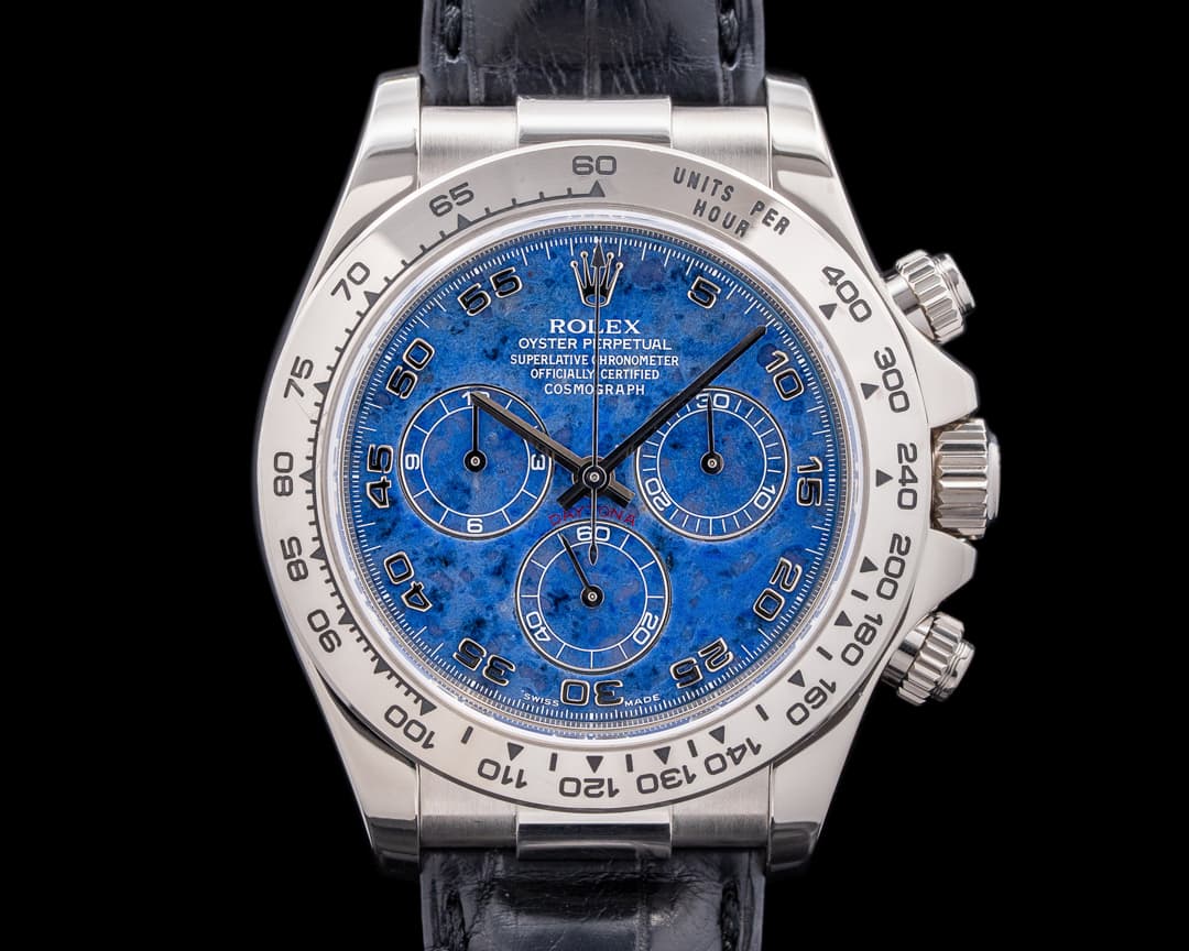Rolex Daytona 116519 18K WG Sodalite Dial 