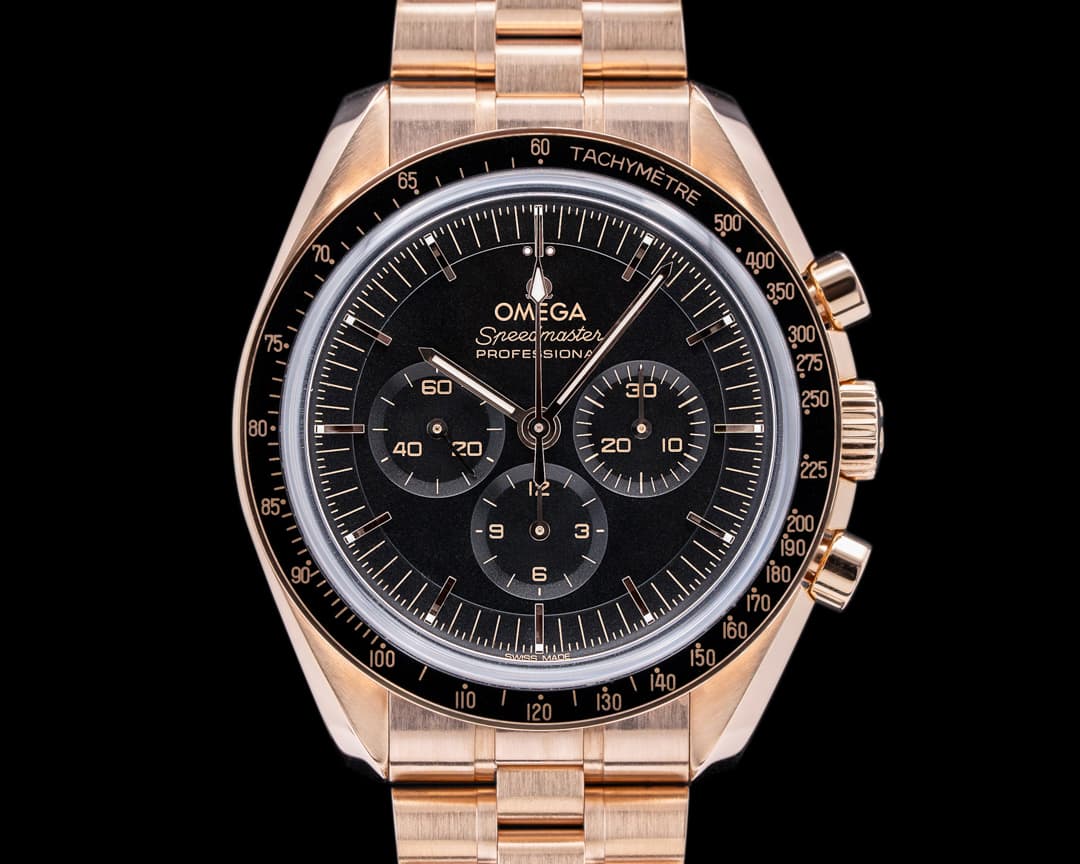 Omega Speedmaster Moonwatch Professional Sedna Gold 