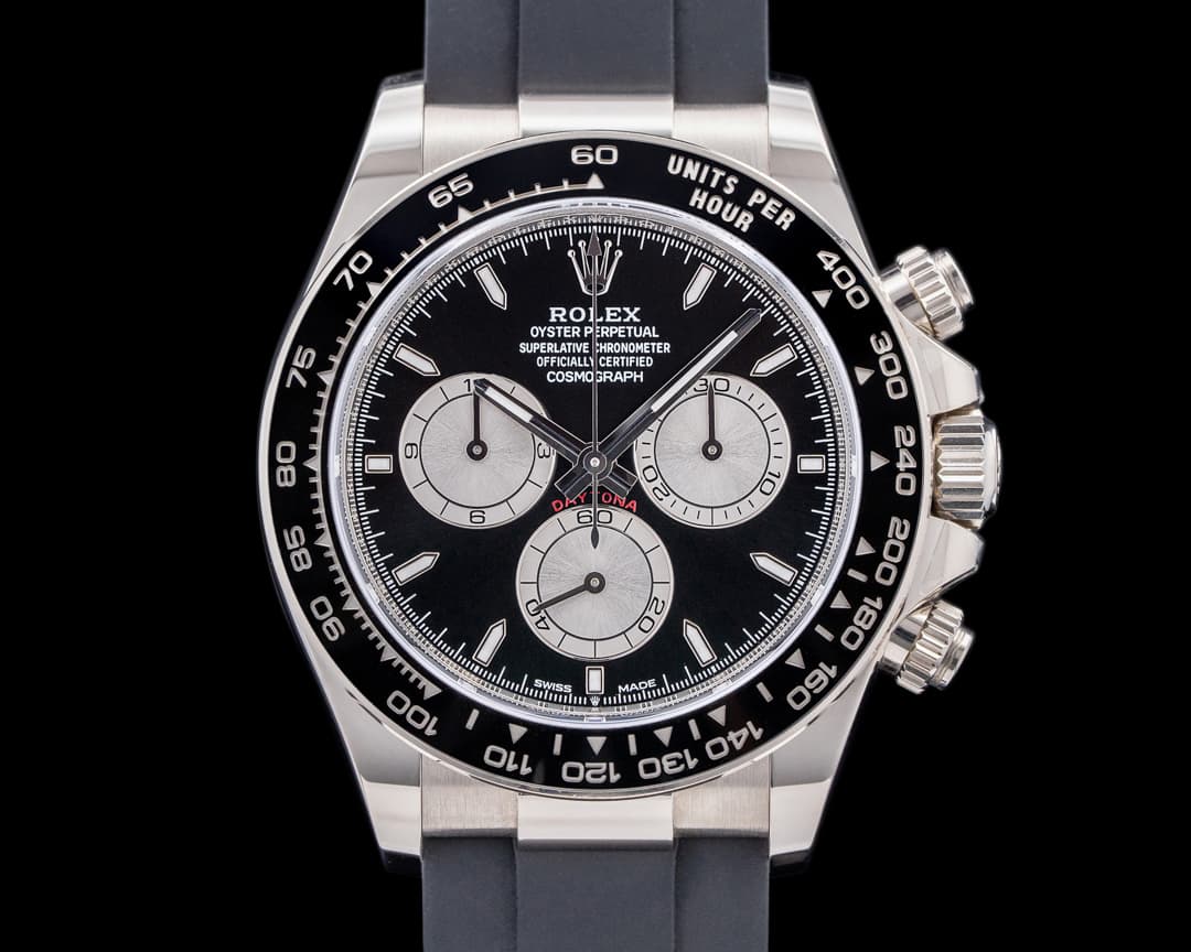 Rolex Daytona 126519 18K White Gold Ceramic Oysterflex Black NEW MODEL