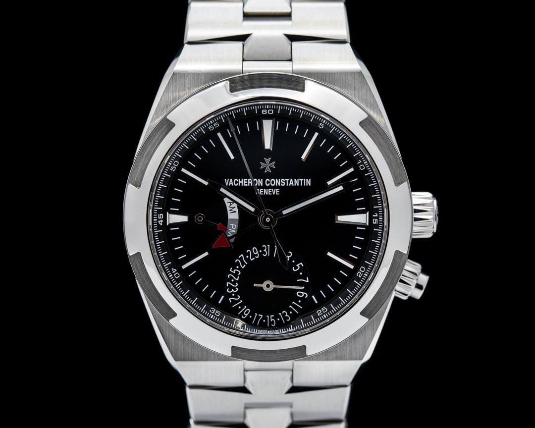 Vacheron Constantin Overseas Dual Time 7900V SS Black Dial FULL SET