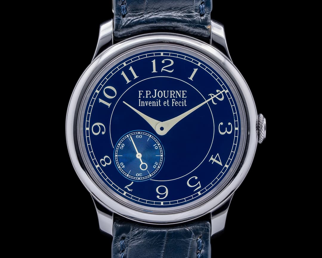 F. P. Journe Chronometre Bleu Tantalum Blue Dial 