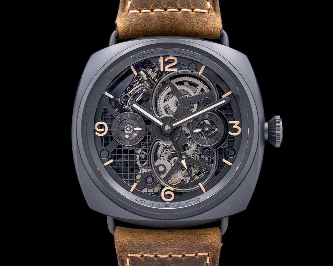 Panerai Radiomir Tourbillon GMT Ceramic "Lo Scienziato" Limited Edition