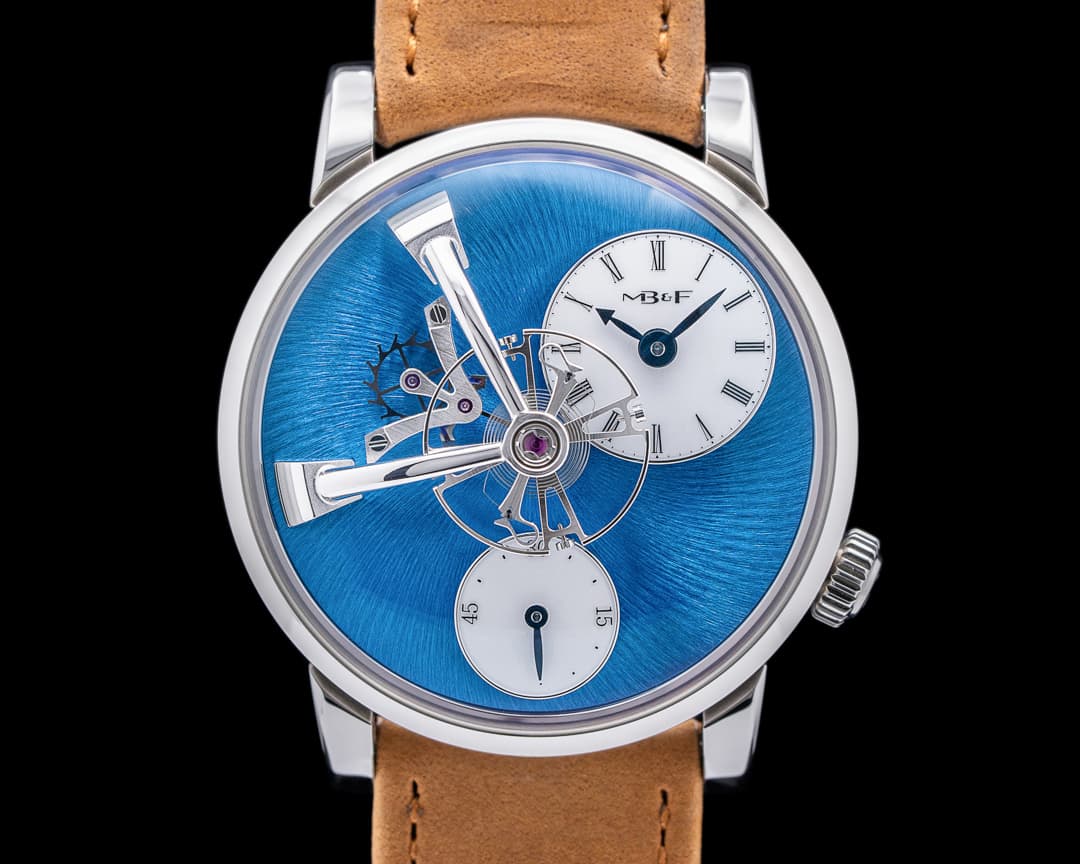 MB&F LM101 Legacy Machine SS / Blue Dial 