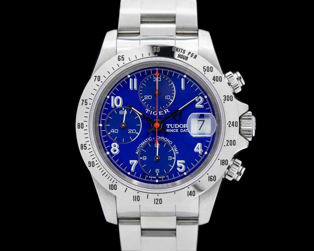 Tudor Tudor Tiger Chronograph SS Blue Dial FULL SET