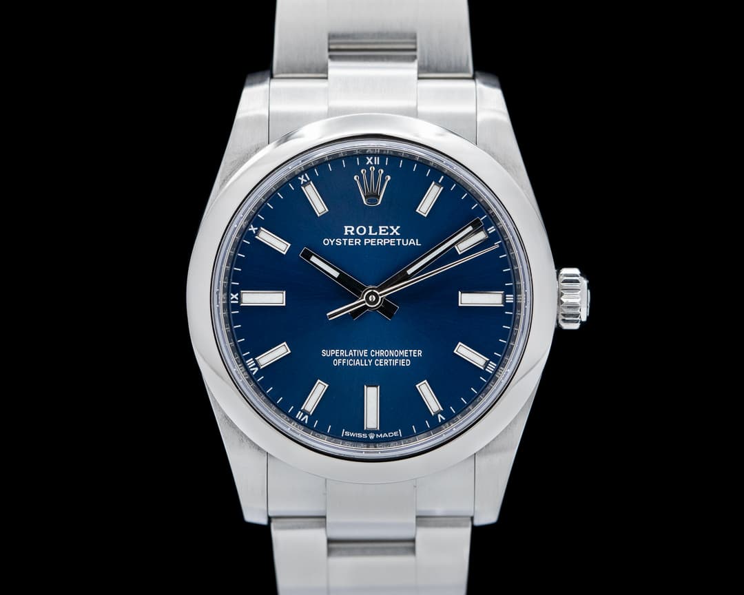 Rolex Oyster Perpetual 124200 34mm Blue Dial 