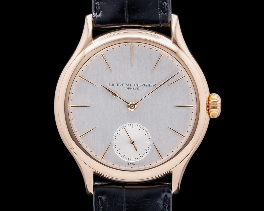 Laurent Ferrier Galet Micro Rotor 18k Red Gold Silver Dial