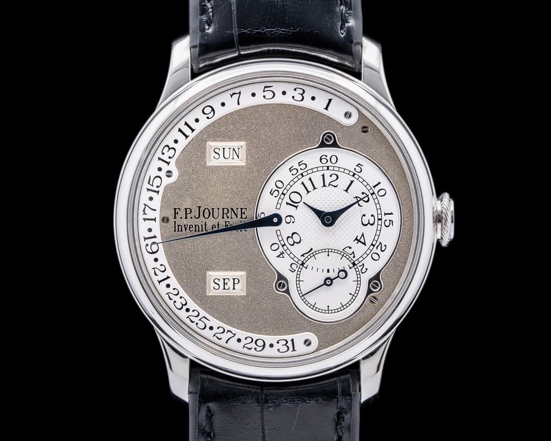 F. P. Journe Octa Calendrier Platinum / Silver Dial 38MM 2004 BRASS MOVEMENT 