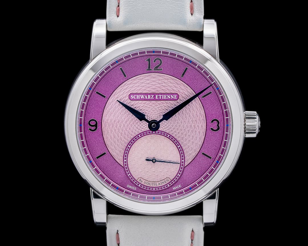 Schwarz Etienne Roma Synergy by Kari Voutilainen SS / Pink-Purple Dial LE