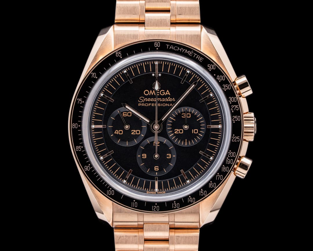 Omega Speedmaster Moonwatch Professional Sedna Gold 
