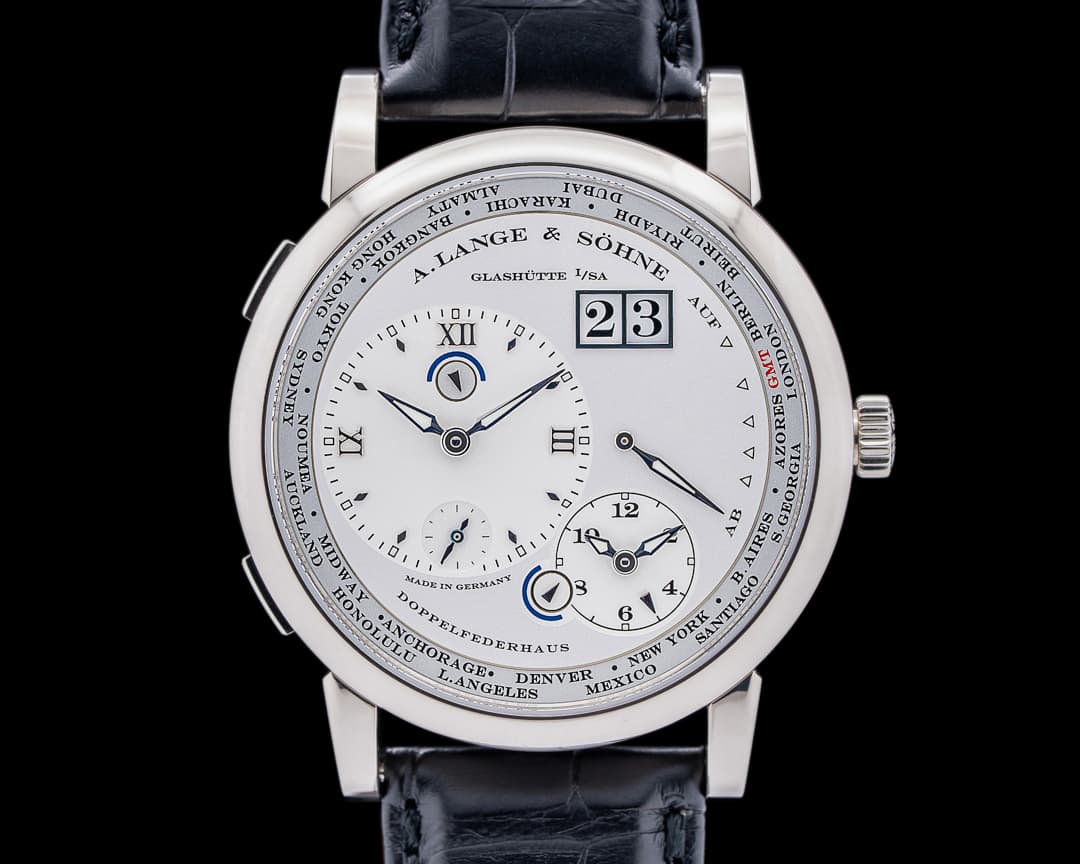 A. Lange and Sohne Lange 1 Time Zone 116.039 18K White Gold