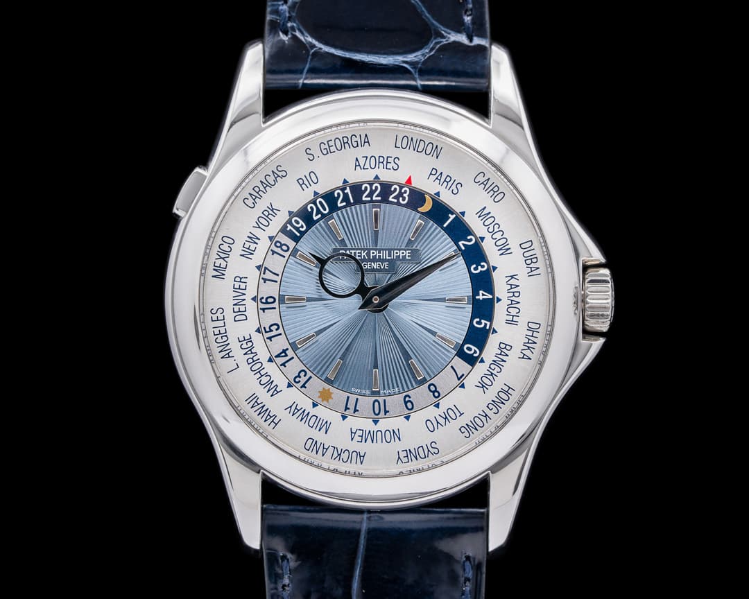 Patek Philippe 5130P World Time Platinum 