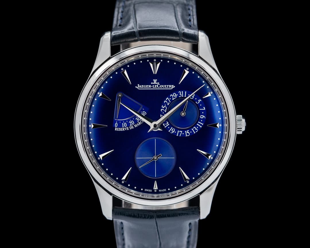 Jaeger LeCoultre Master Reserve de Marche SS Blue Dial 