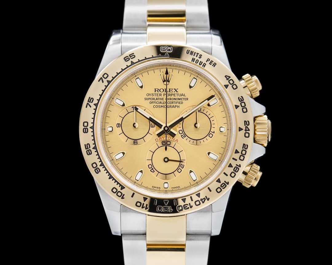 Rolex Daytona Champagne Dial 18K Yellow Gold / SS 