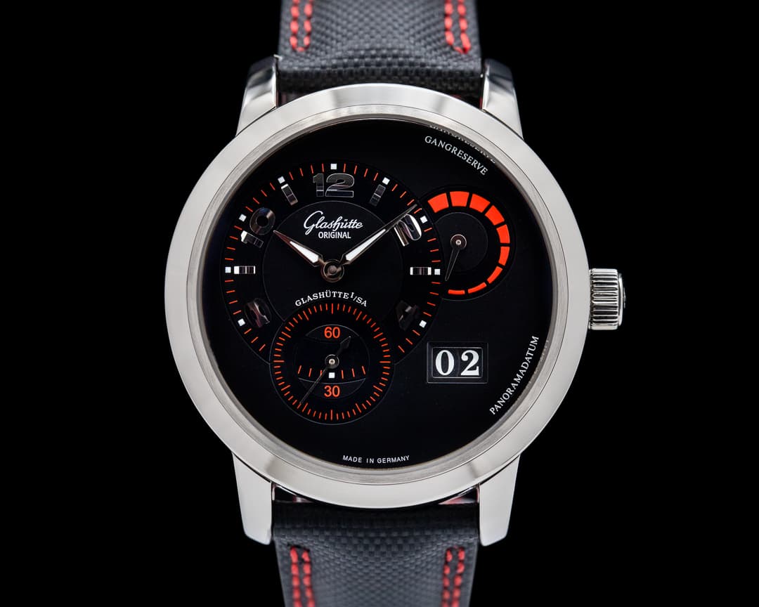 Glashutte Original Panomatic Reserve XL 18K WG / Black Dial