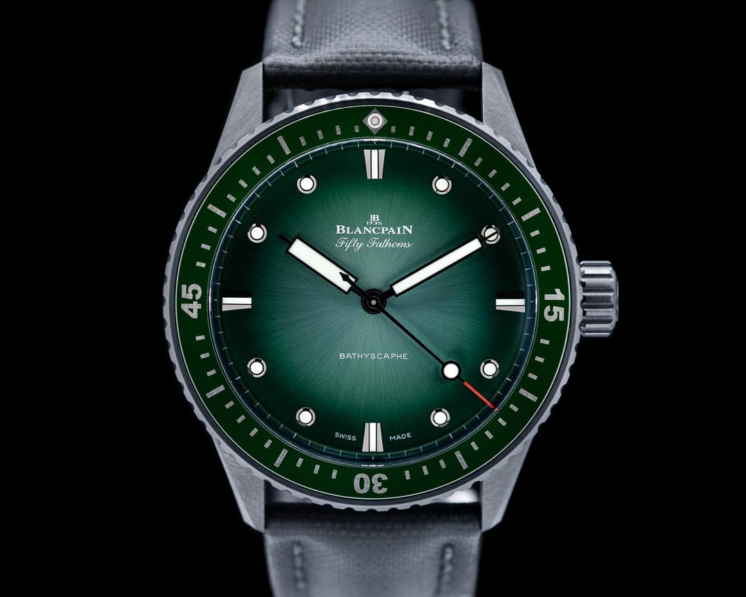 Blancpain Fifty Fathoms Bathyscaphe Mokarran Tropical Green Dial Limited 2020