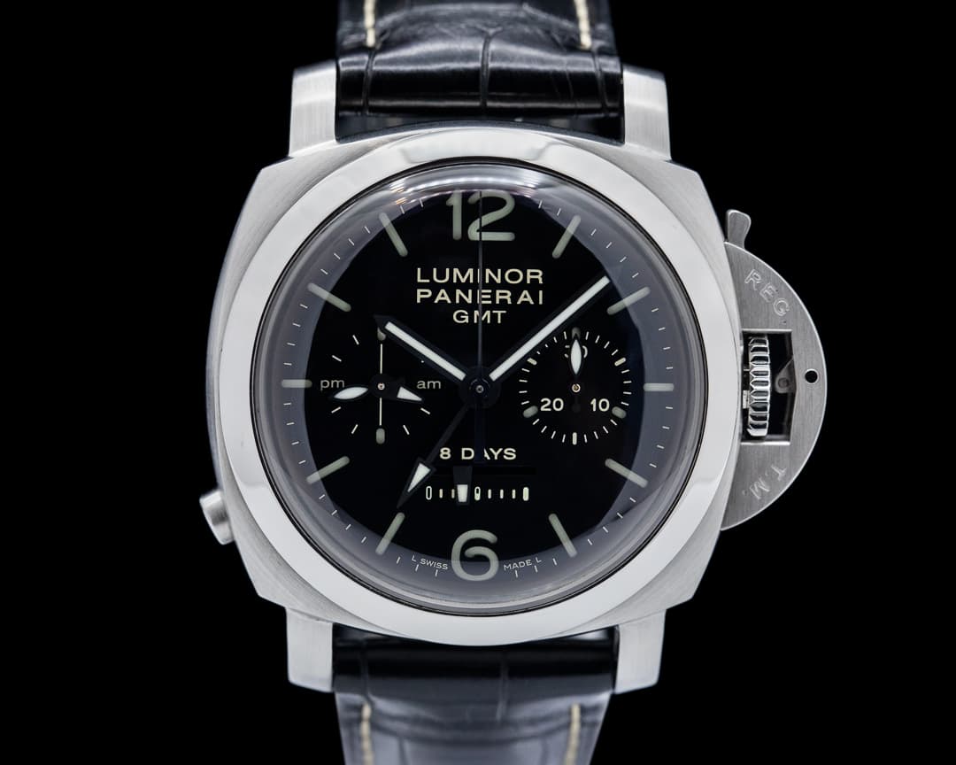 Panerai Luminor 1950 Chrono Monopulsante 8 Days GMT COMPLETE