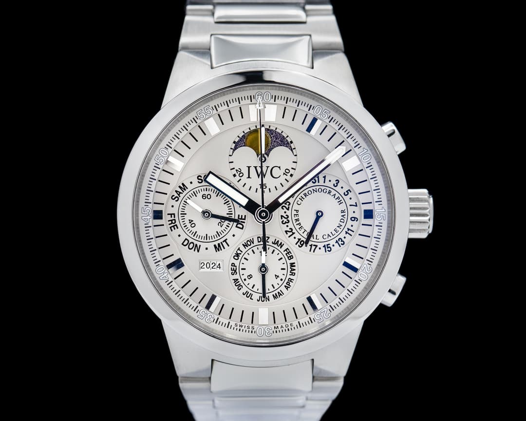 IWC GST Perpetual Calendar Chronograph SS Silver Dial