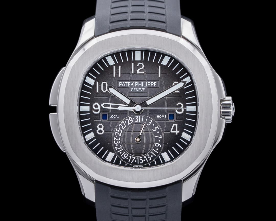 Patek Philippe Aquanaut 5164A Travel Time SS / Rubber