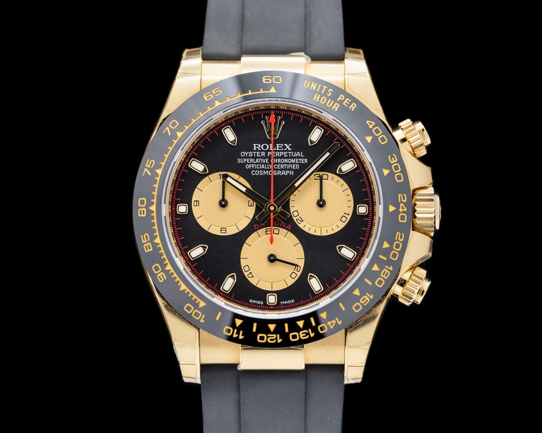 Rolex Daytona 116518LN Black Dial "Paul Newman" 18K Yellow Gold UNWORN STICKER
