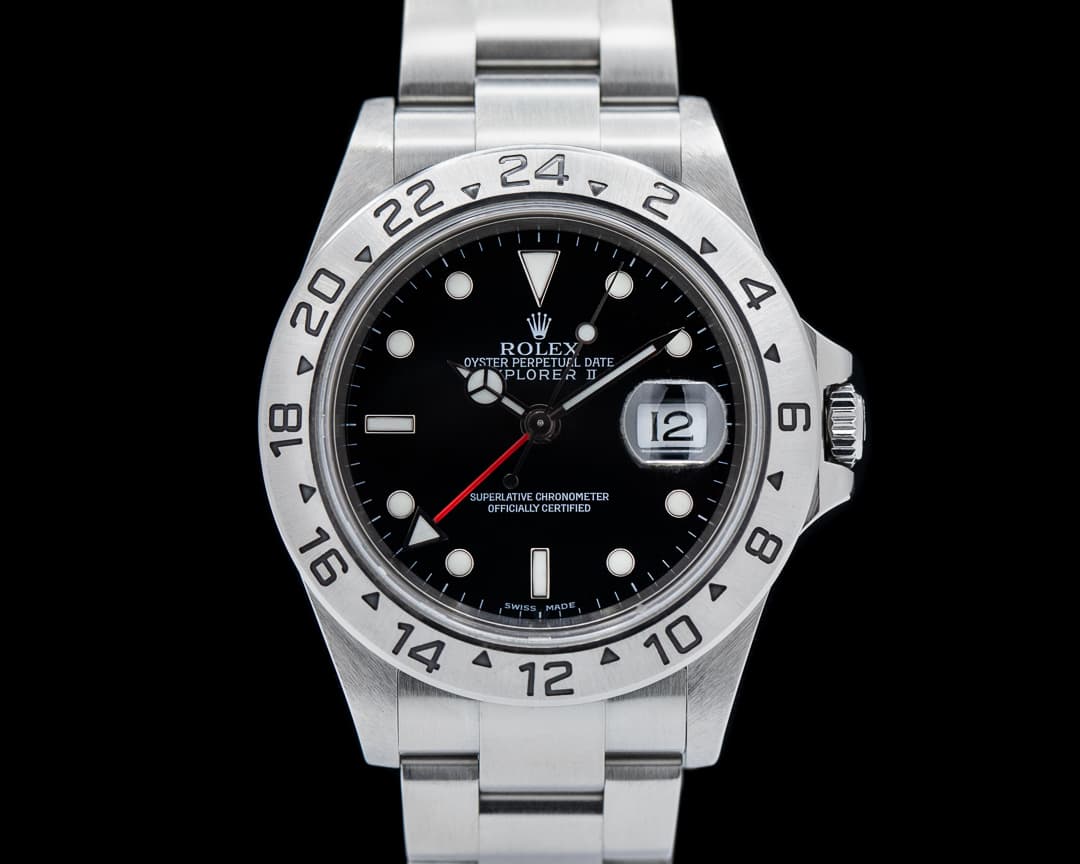 Rolex Explorer II SS Black Dial