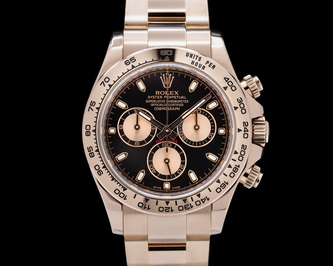 Rolex Daytona Everose 116505 Black Dial 18K Rose Gold / Bracelet