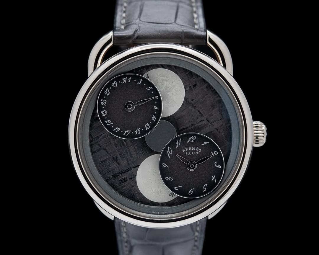 hermes Arceau L'heure de la Lune 18k WG