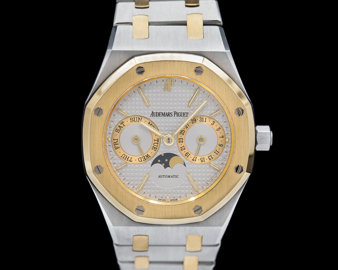 Audemars Piguet Royal Oak 25594 Day Date Moon SS / 18K Yellow Gold SHARP